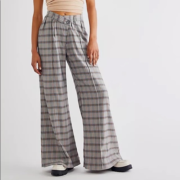 For Love And Lemons Pants - For love and lemons Kym wide leg trousers